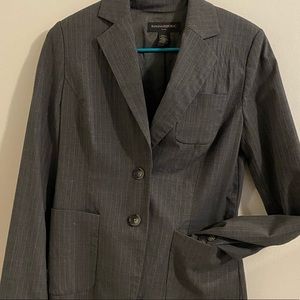 Pin Striped Double Button Blazer